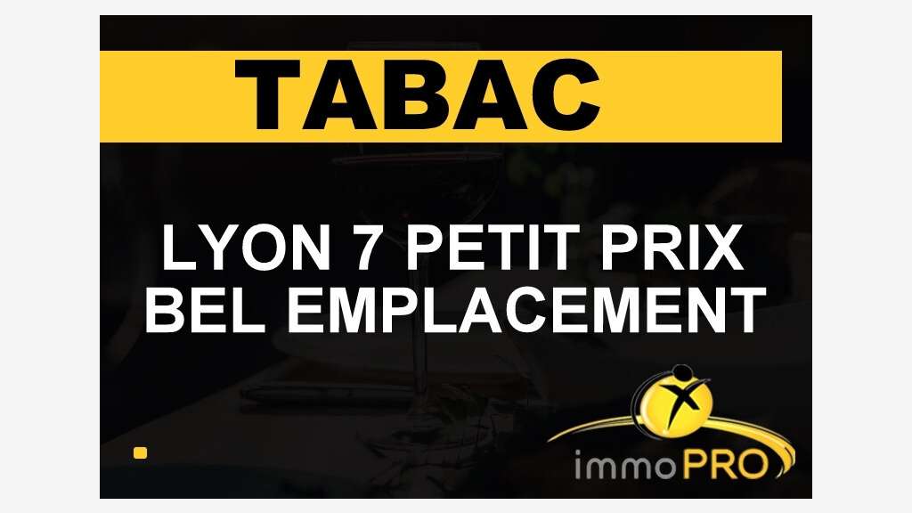 A vendre FDC tabac presse au coeur de Lyon 69007
