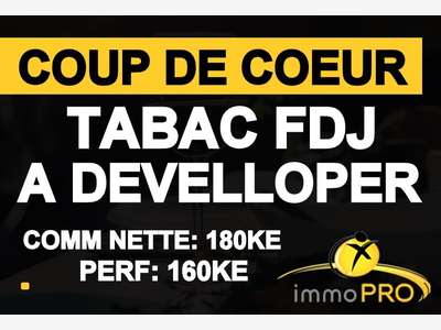 Vente FDC Tabac FDJ en centre ville du Rhône