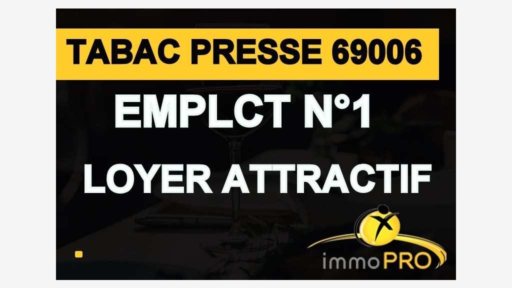 Rare opportunité FDC Tabac Presse empl N°1 à Lyon