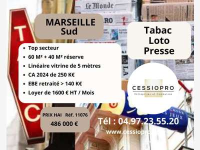 A vendre FDC très beau tabac loto presse Marseille