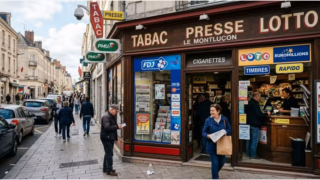 A vendre FDC Tabac Presse Loto FDJ PMU à Montluçon