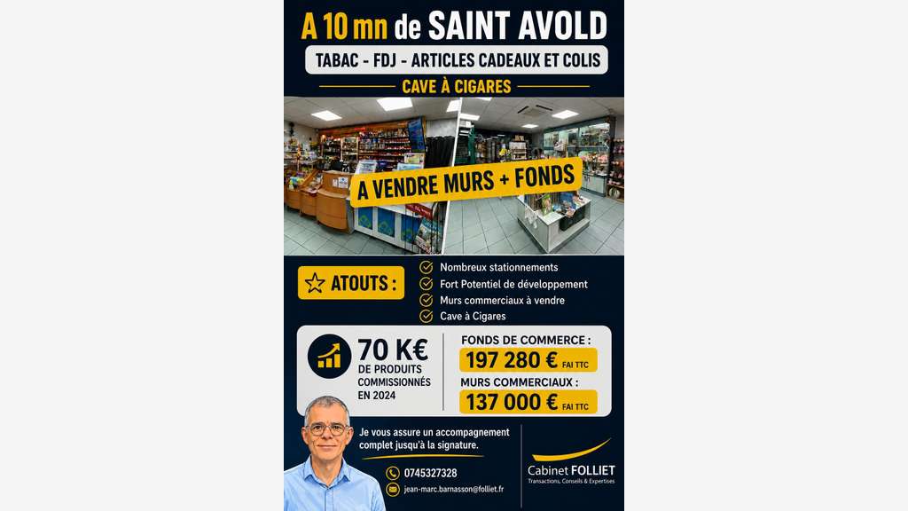 FDC tabac jeux à vendre proche Saint‑Avold