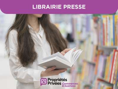 Vente librairie presse en rue commerçante Nanterre