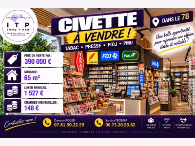 BEAU TABAC PRESSE FDJ PMU DANS LES YVELINES (78)