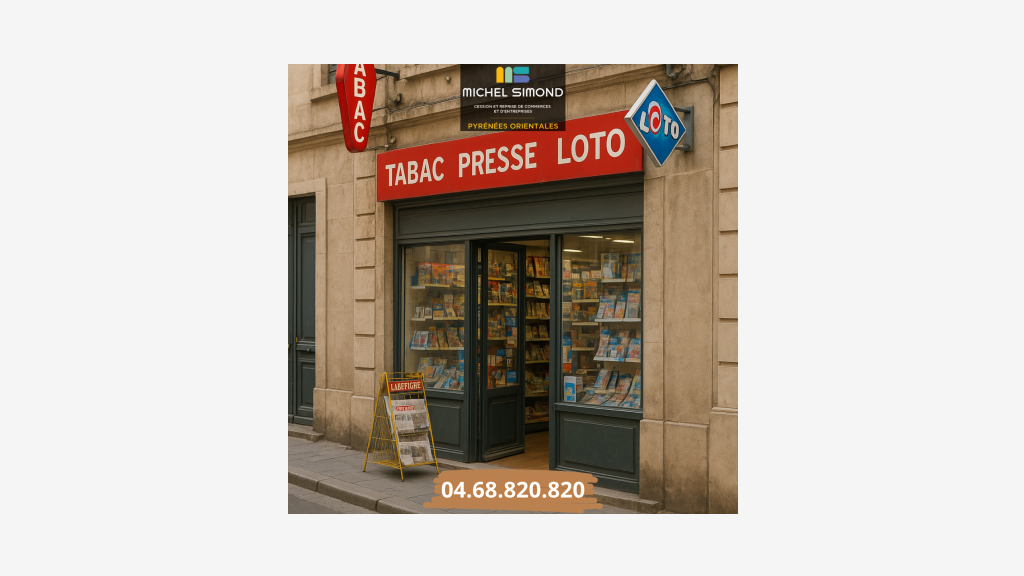 AV tabac presse loto PMU en centre ville 66