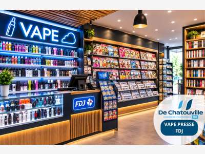 Vente FDC Presse FDJ VAPE zone commerciale 83