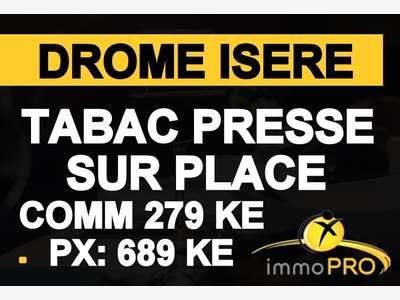 AV tabac presse loto sur la limite Drome isére