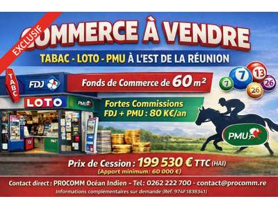 Vente Tabac - Presse - Loto à Saint-André
