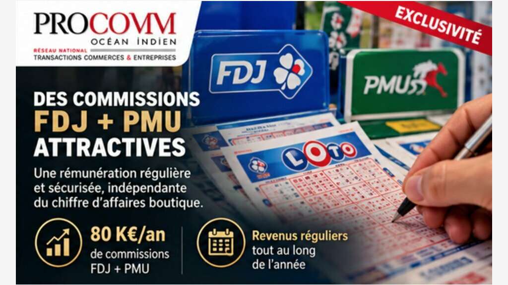 FDC tabac loto PMU à vendre à Saint André