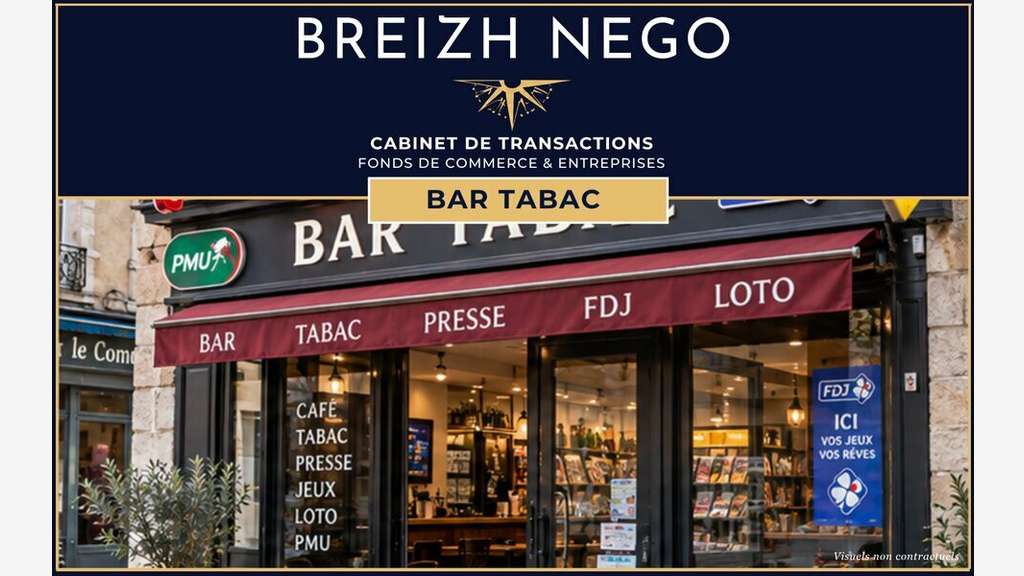 Vente bar tabac loto PMU  à Saint Brieuc empl N°1