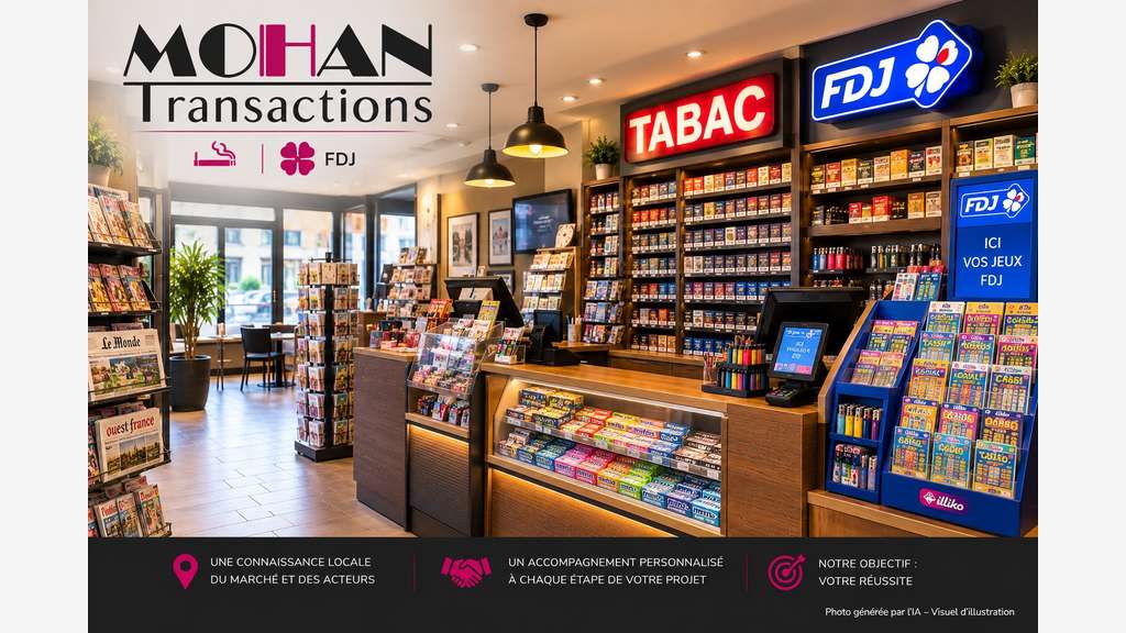 Vente tabac FDJ à forte rentabilité