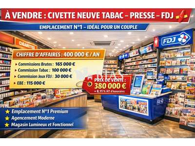 Vente Tabac - Presse - Loto à Rouen