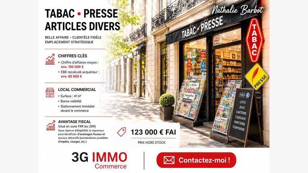 Vente Tabac Presse FDJ à Sermaize-les-bains