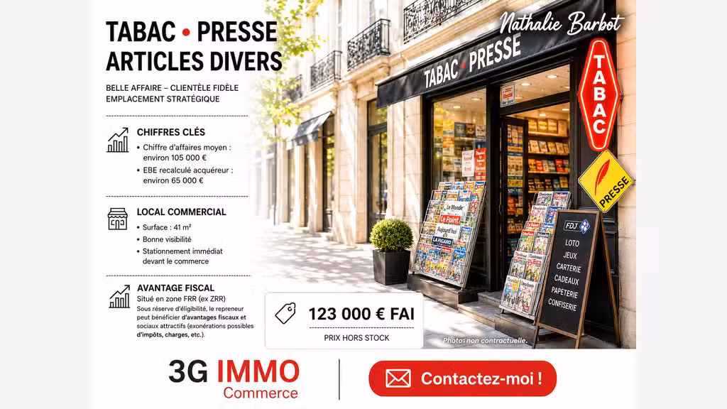 Vente Tabac Presse FDJ à Sermaize-les-bains