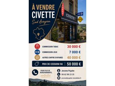 Vente Tabac - Presse - Loto à Saint-Affrique