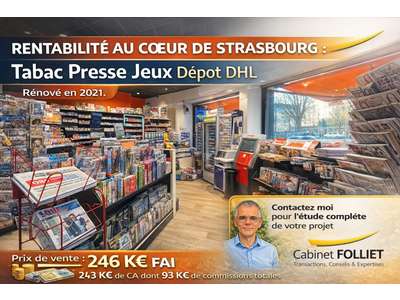 Vente Tabac - Presse - Loto à Strasbourg