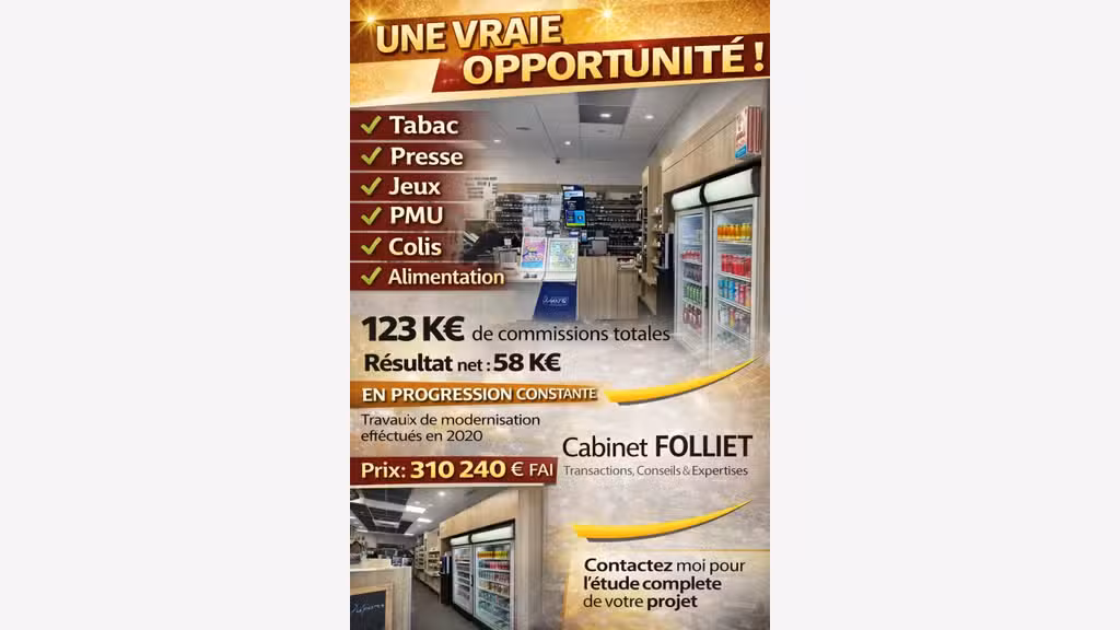 FDC tabac presse jeux PMU à vendre à Strasbourg