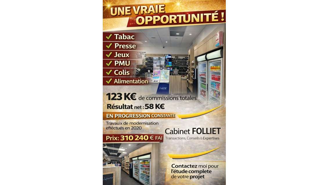 FDC tabac presse jeux PMU à vendre à Strasbourg