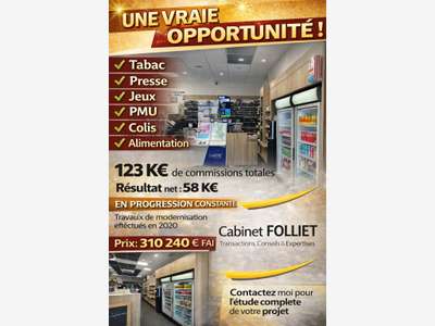 FDC tabac presse jeux PMU à vendre à Strasbourg