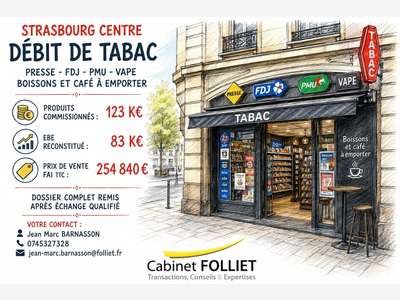 Débit de tabac à vendre à Strasbourg centre