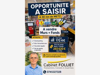 FDC tabac presse jeux à vendre à Thionville