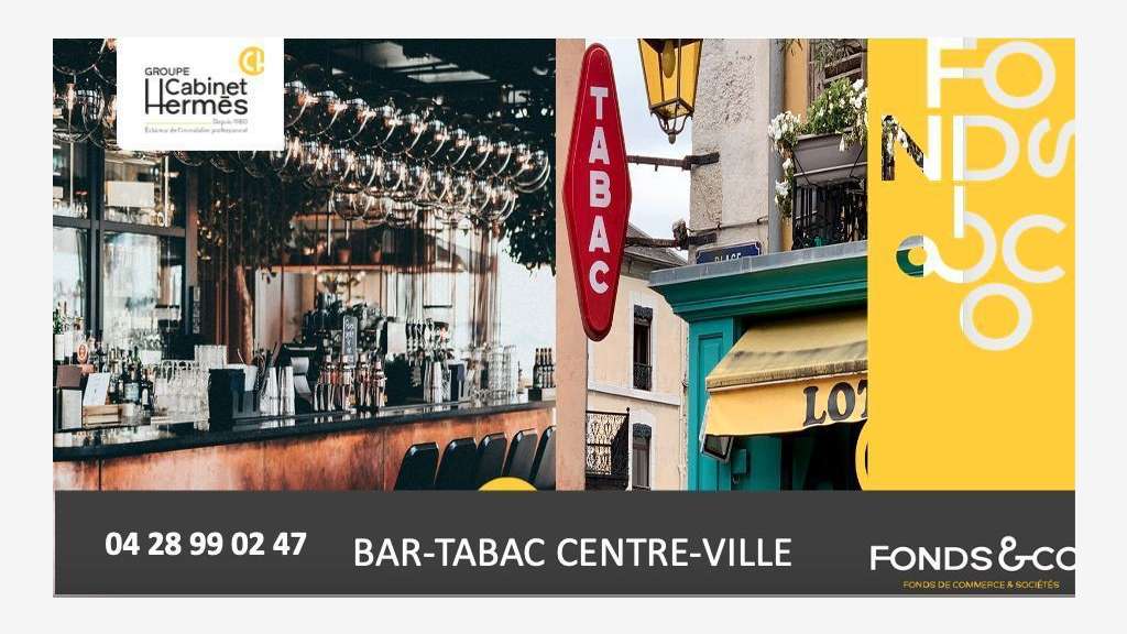 Vente bar tabac licence IV en centre ville Valence