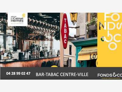 Vente bar tabac licence IV en centre ville Valence