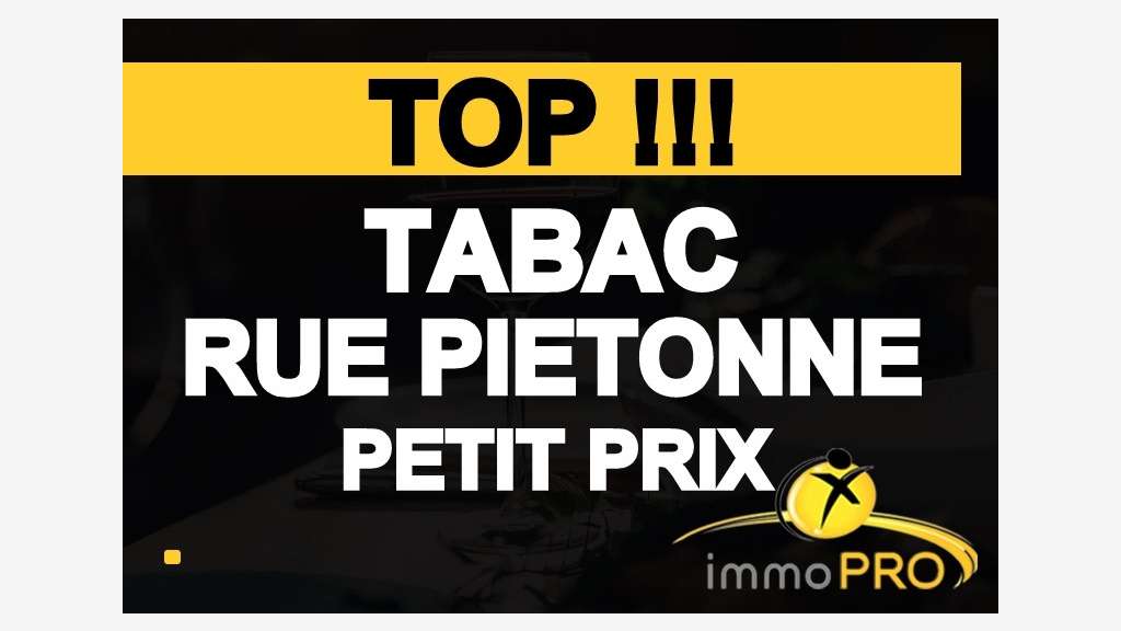 A vendre tabac presse dans rue piétonne de Valence