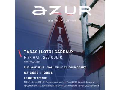 Vente Tabac - Presse - Loto à Hyères