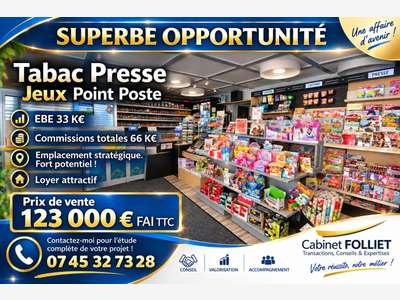 Fonds de commerce tabac presse à vendre à Wimmenau