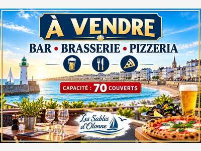 Vente bar brasserie pizzeria proche port Vendée