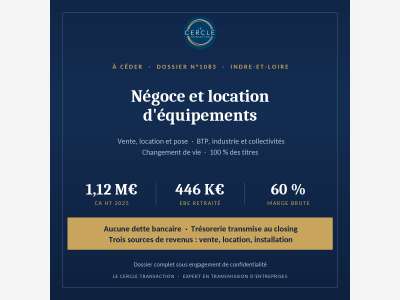 Équipements BTP 37 – EBE R. 446 K€