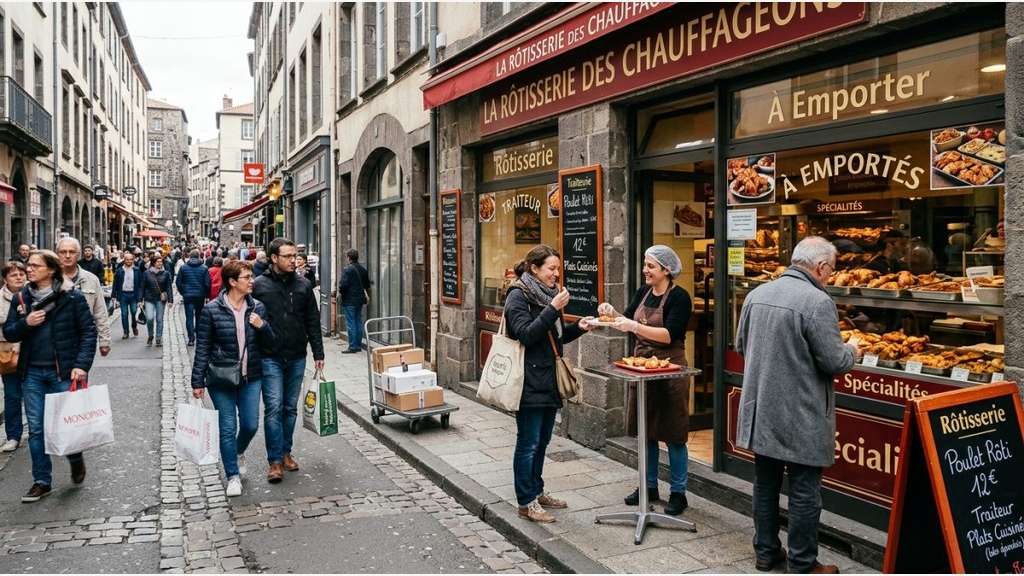 Vente rôtisserie/traiteur Clermont Fd hyper centre