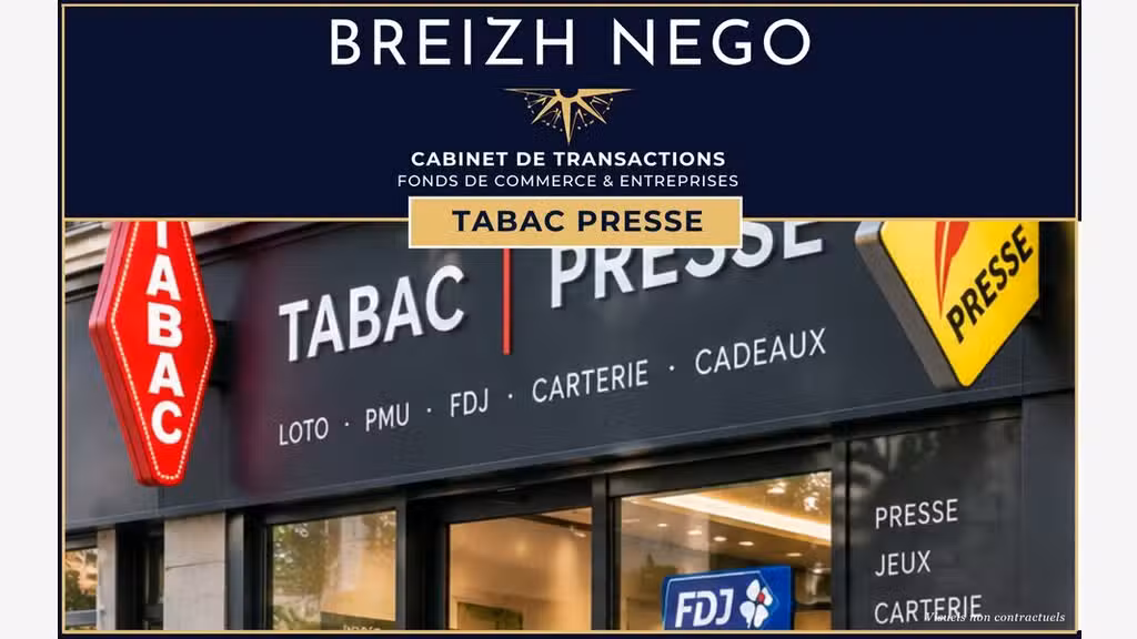 Vente  FDC tabac presse loto appart neuf Bretagne