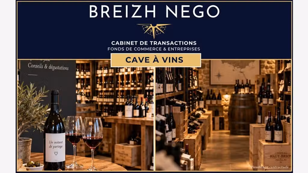 A vendre bar et cave avec terrasse en Morbihan Sud