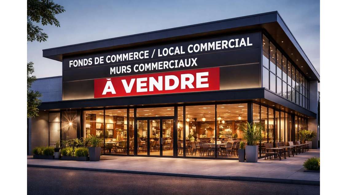 Vente FDC / droit au bail / murs 300m² Villemomble