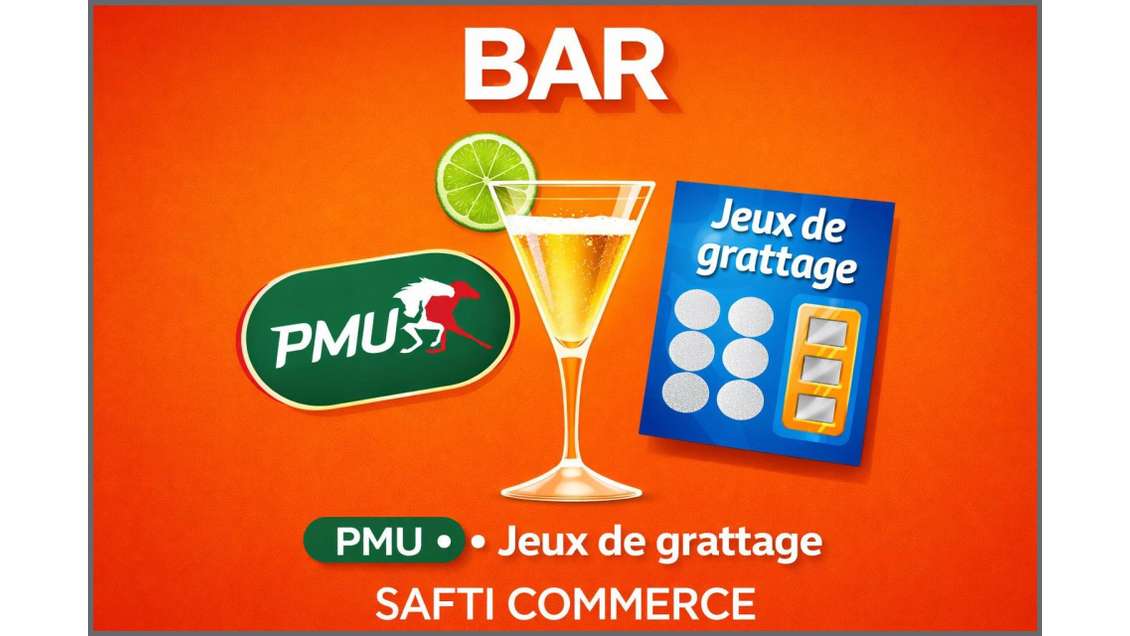 Vente bar PMU Jeux de grattage à Vitré centre