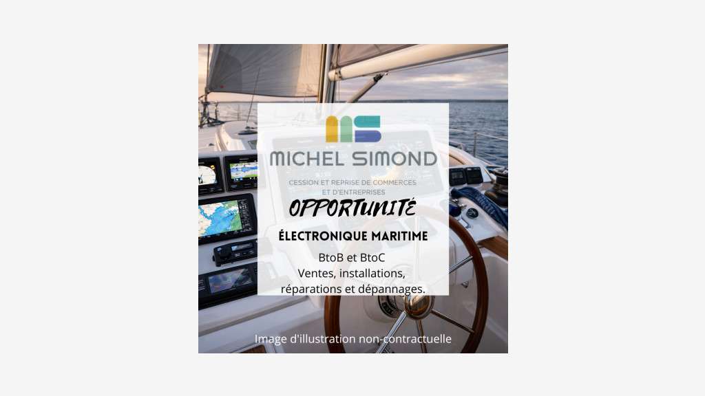 Vente FDC électricité et électronique marine