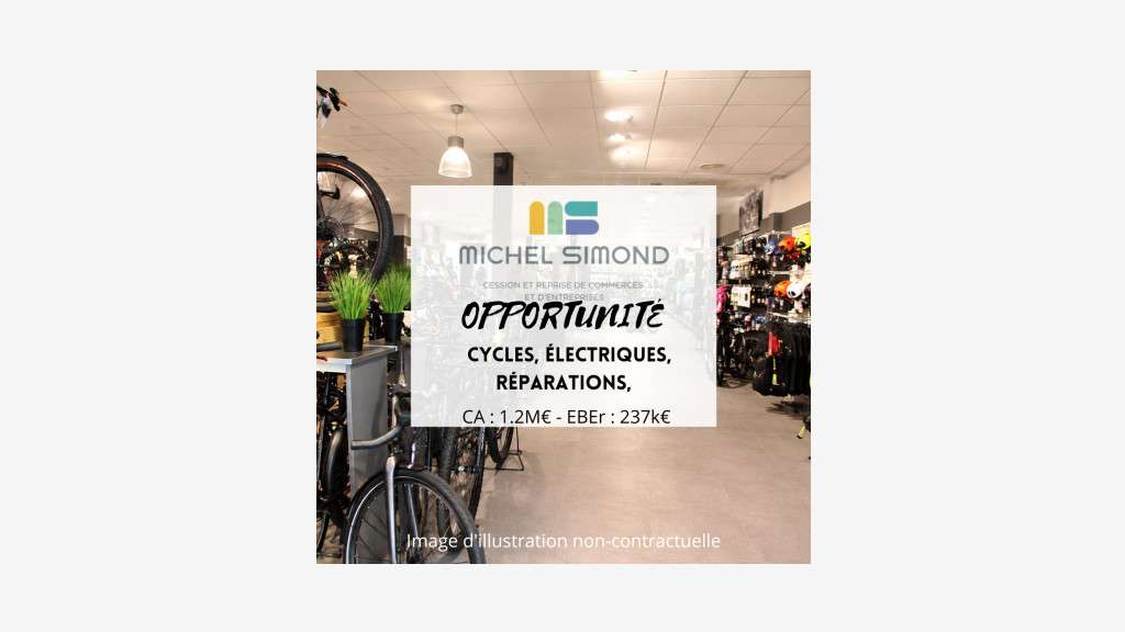 AV FDC vélos et atelier réparation sous enseigne