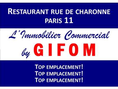 Vente Restaurant à Paris 11e
