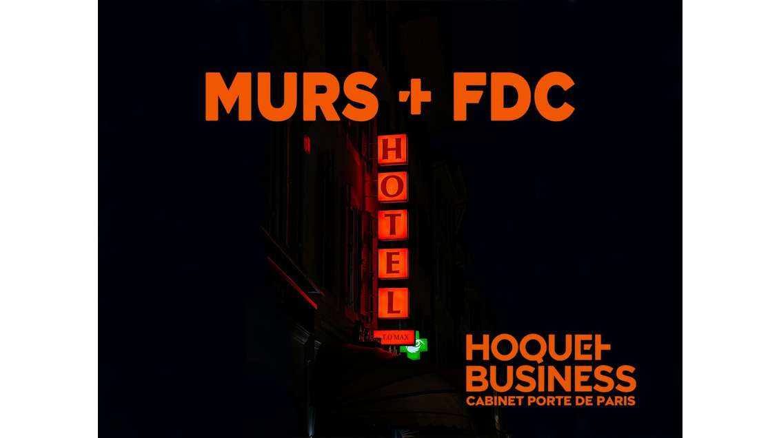 A vendre hôtel 15ch murs + FDC Asnières sur Seine