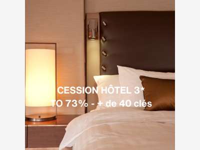 Vente hôtel 3 *** murs&fonds belle rentabilité 24