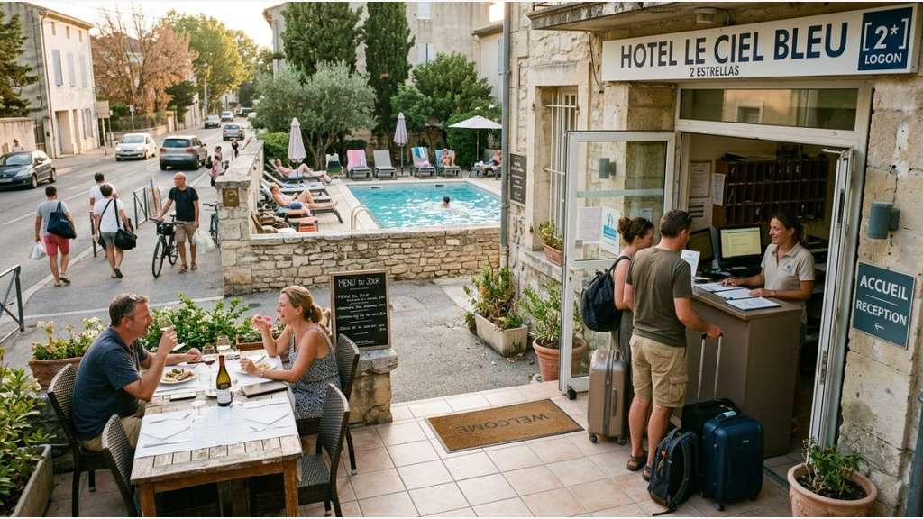 Vente fonds de commerce hôtel 20 chambres Avignon