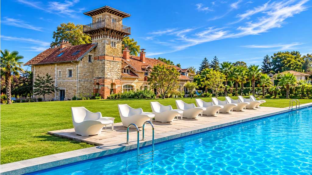 BIARRITZ -- LE BEAUMANOIR Manoir du XIXe siècle · 