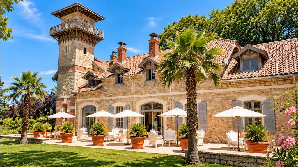 BIARRITZ -- LE BEAUMANOIR Manoir du XIXe siècle · 