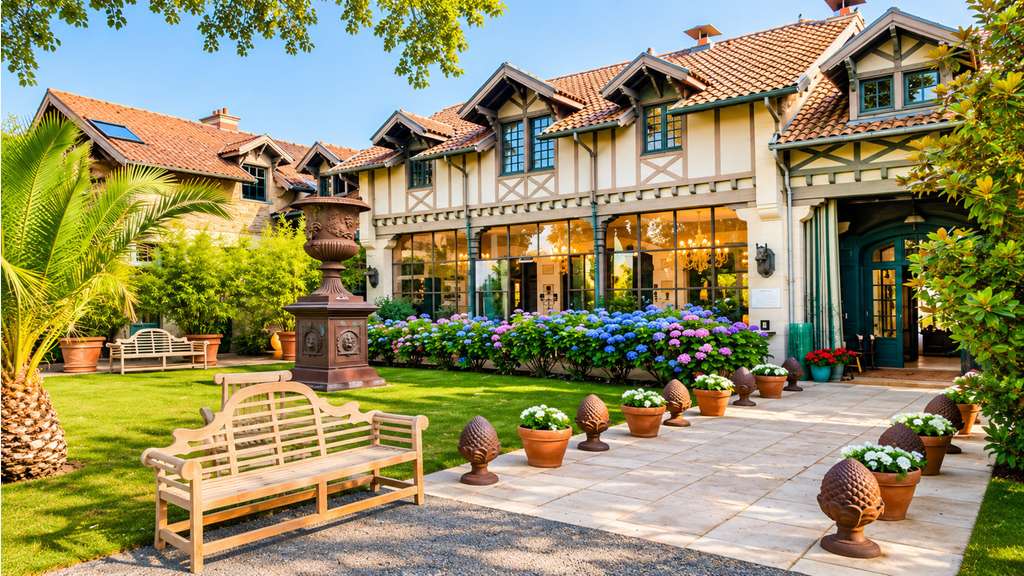BIARRITZ -- LE BEAUMANOIR Manoir du XIXe siècle · 