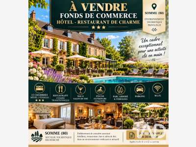 Vente hôtel de charme *** à Bouin-Plumoison