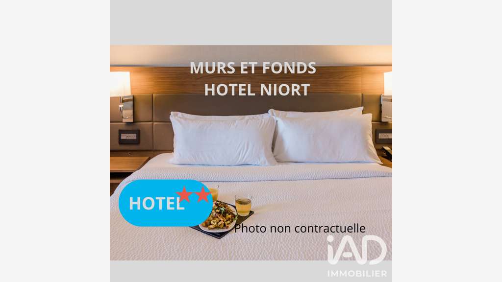 Vente murs et fonds hôtel à Niort centre