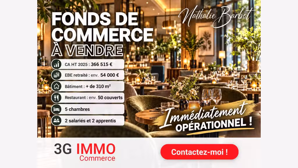 Vente hôtel restaurant à Châlons-en-champagne