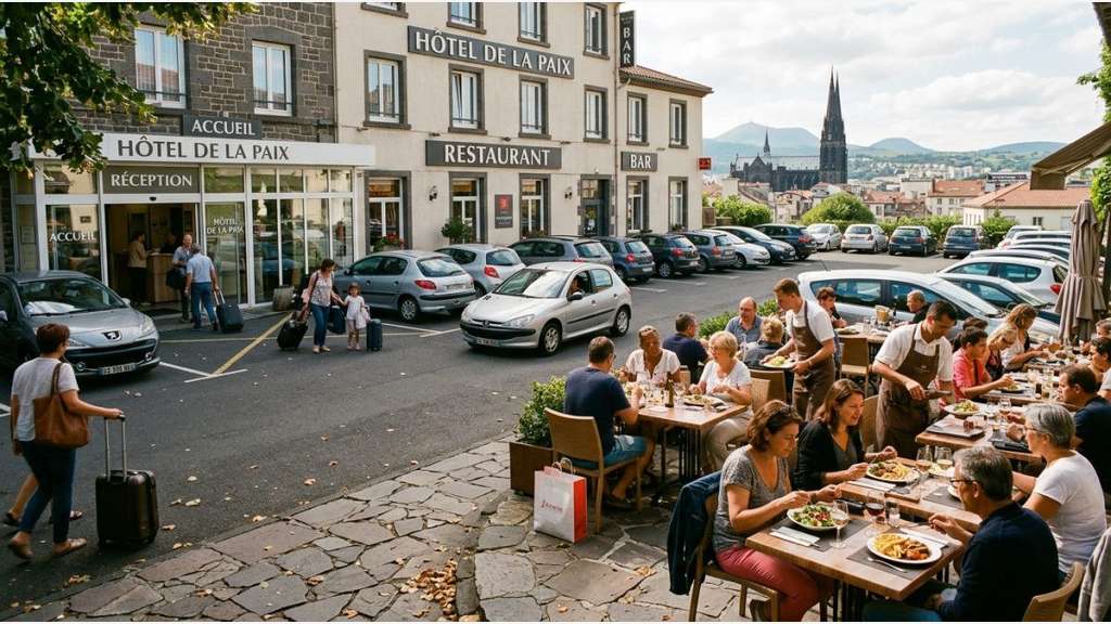 Vente hôtel ** 24 ch + restaurant à Clermont Fd
